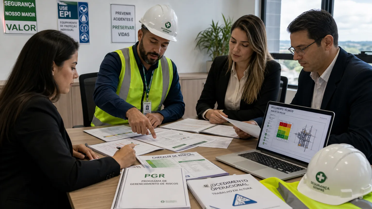 Elaboração e revisão de documentos técnicos de SST